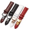 High-Quality Soft Clasp Adjustable Leather Watch Strap – Genuine Leather Band for Men